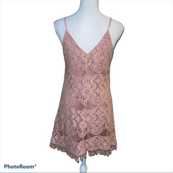 SPEECHLESS Pink Spaghetti Strap Mini A-Line Dress - Picture 4 of 9